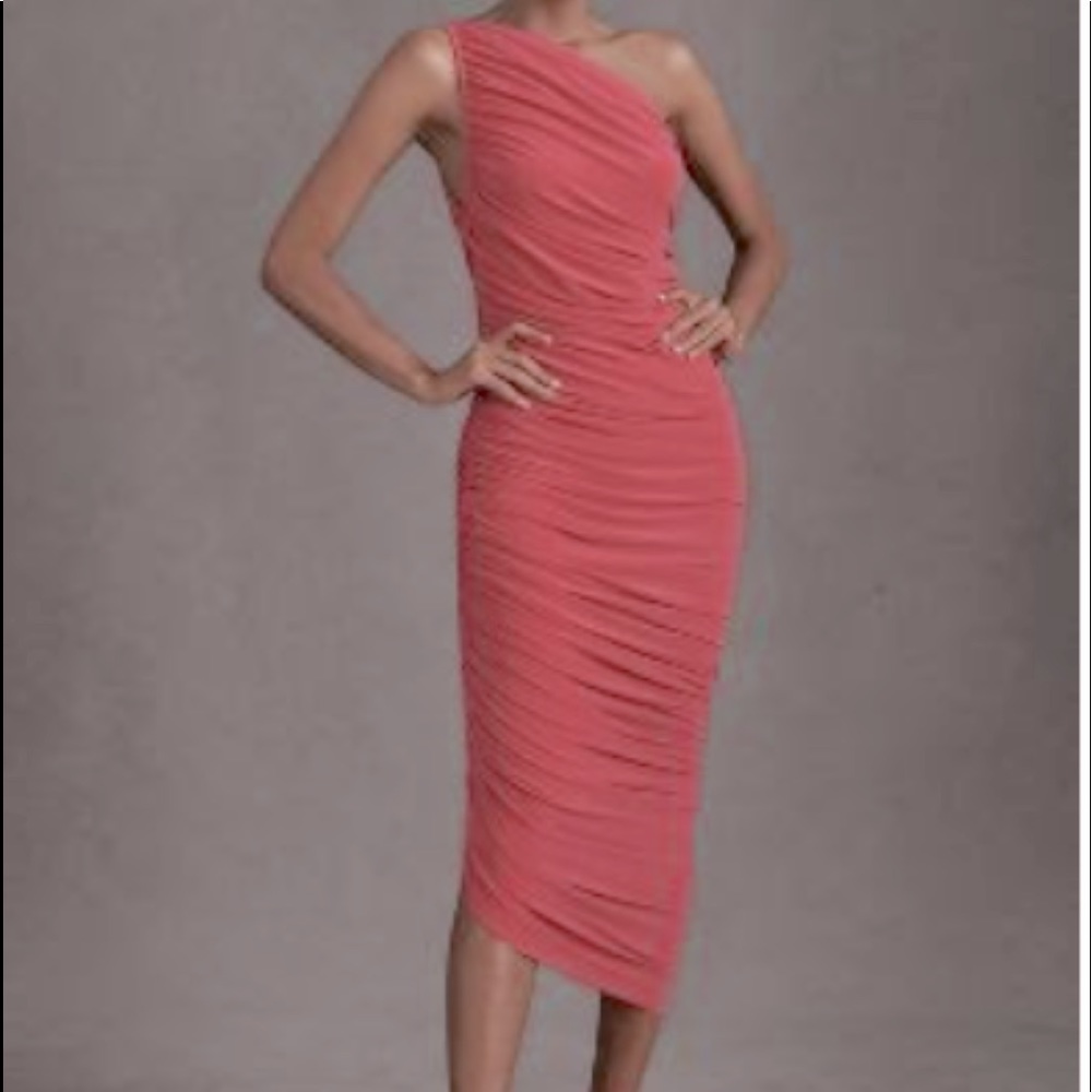 Pink Norma Kamali Diana dress, size XS